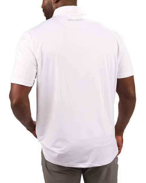 Black Clover Crockett Polo In White