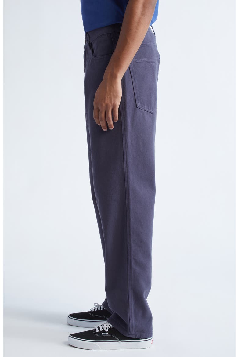 Coarse Denim Trousers, Alternate, color, DARK BLUE