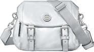 Tory Burch Small Virginia Metallic Nylon Messenger Bag