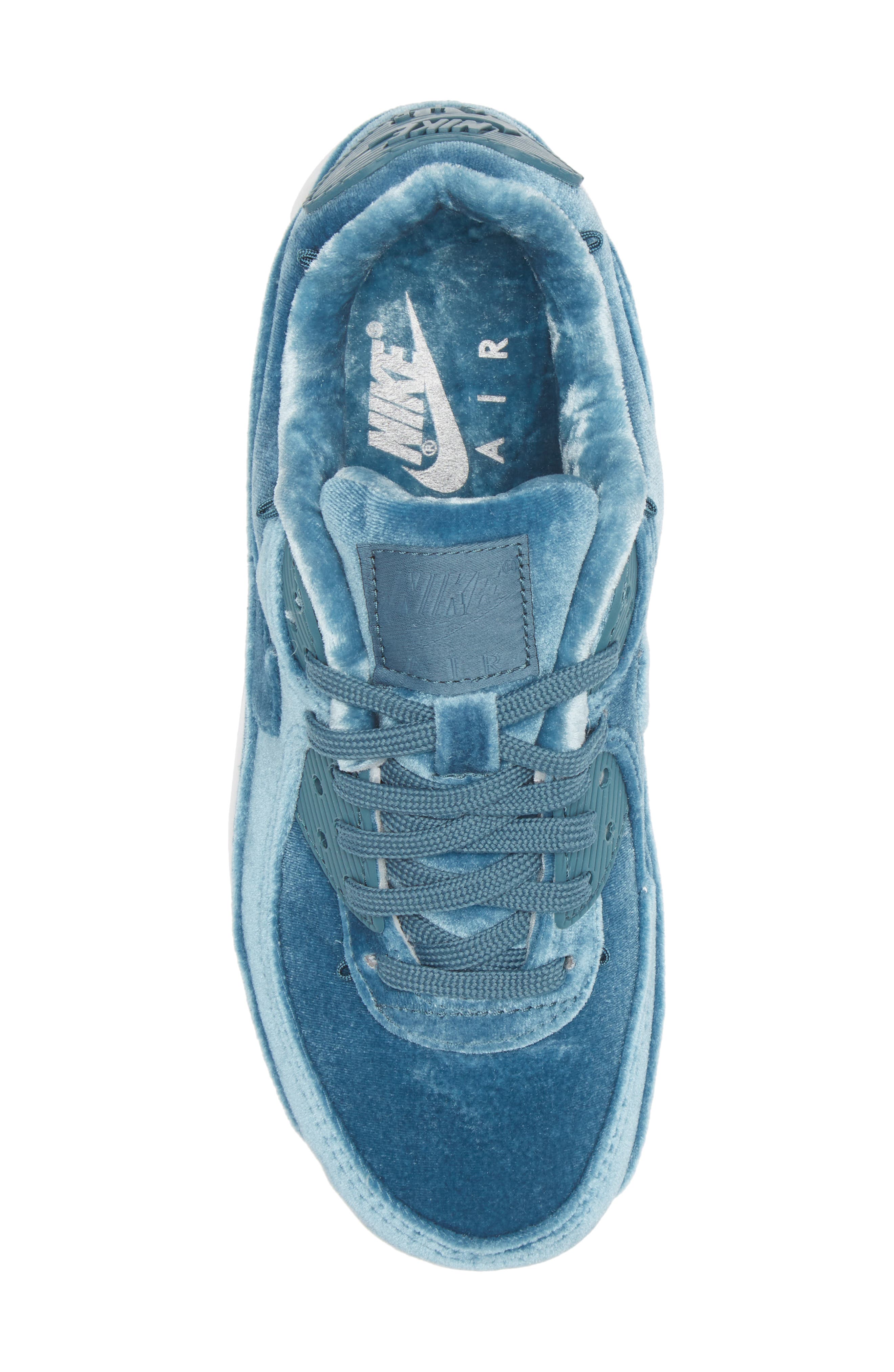Nike Air Max 90 Premium Velour Sneaker, Alternate, color, 
