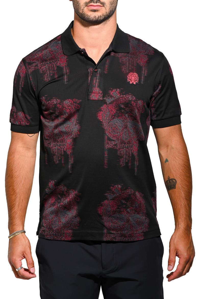 Mozart Triangle Polo, Main, color, RED