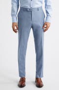 BOSS Genius Slim Fit Flat Front Stretch Dress Pants