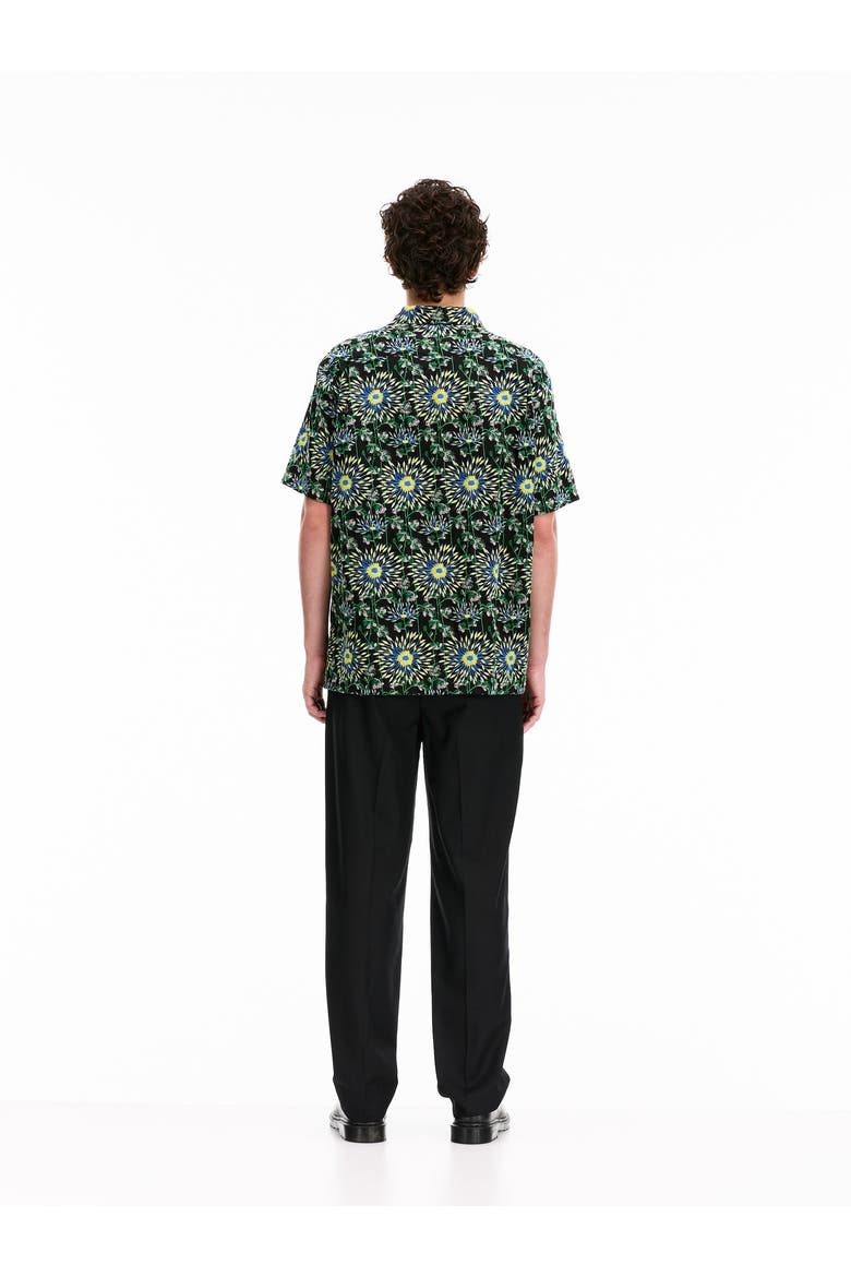 Short Sleeve Firework Shirt, Alternate, color, Black