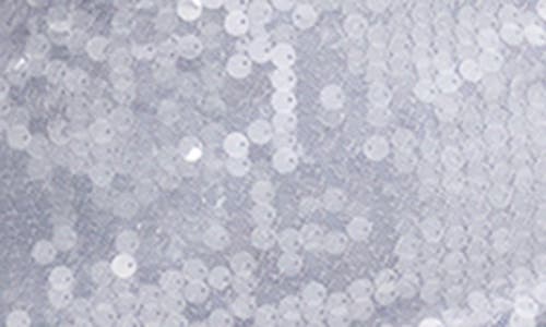 City Chic Sequin Midi Skirt In Silver