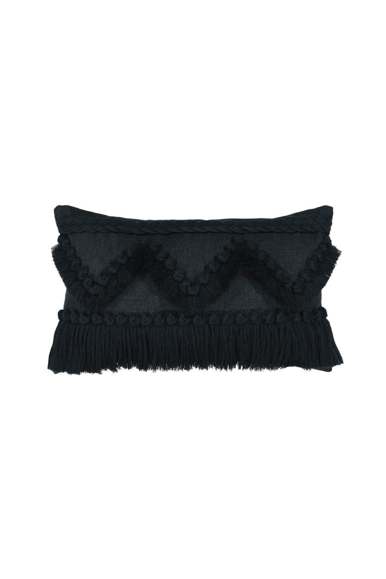 Tavarua Indoor & Outdoor Woven Accent Pillow, Main, color, Indigo