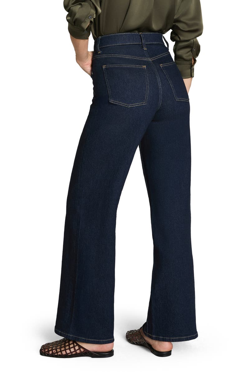 SPANX<sup>®</sup> SPANXshape<sup>™</sup> Authentic 360 High Waist Wide Leg Jeans, Alternate, color, Marina