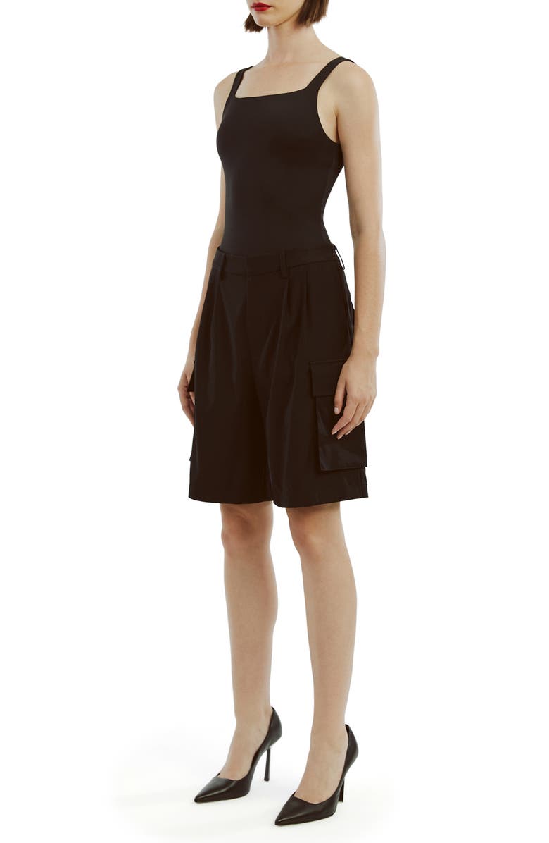 Bardot Blair Tailored Shorts, Alternate, color, Black