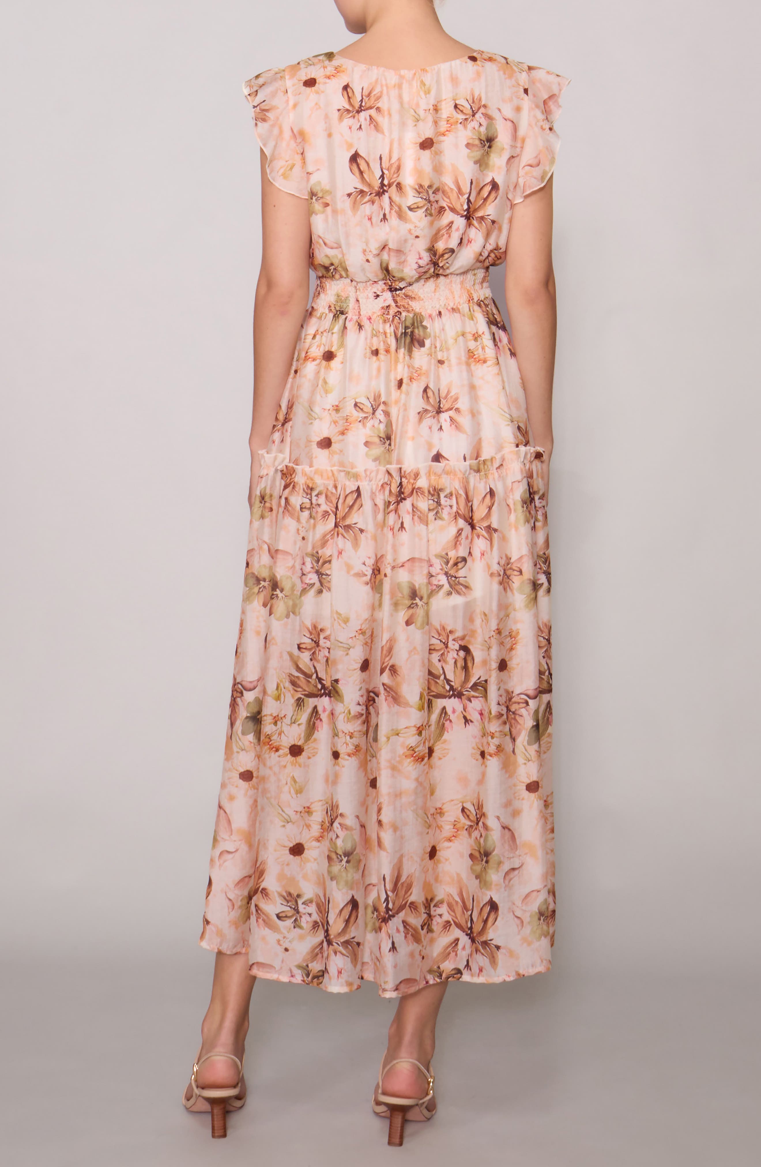 Flutter Sleeve Maxi Dress - image 2