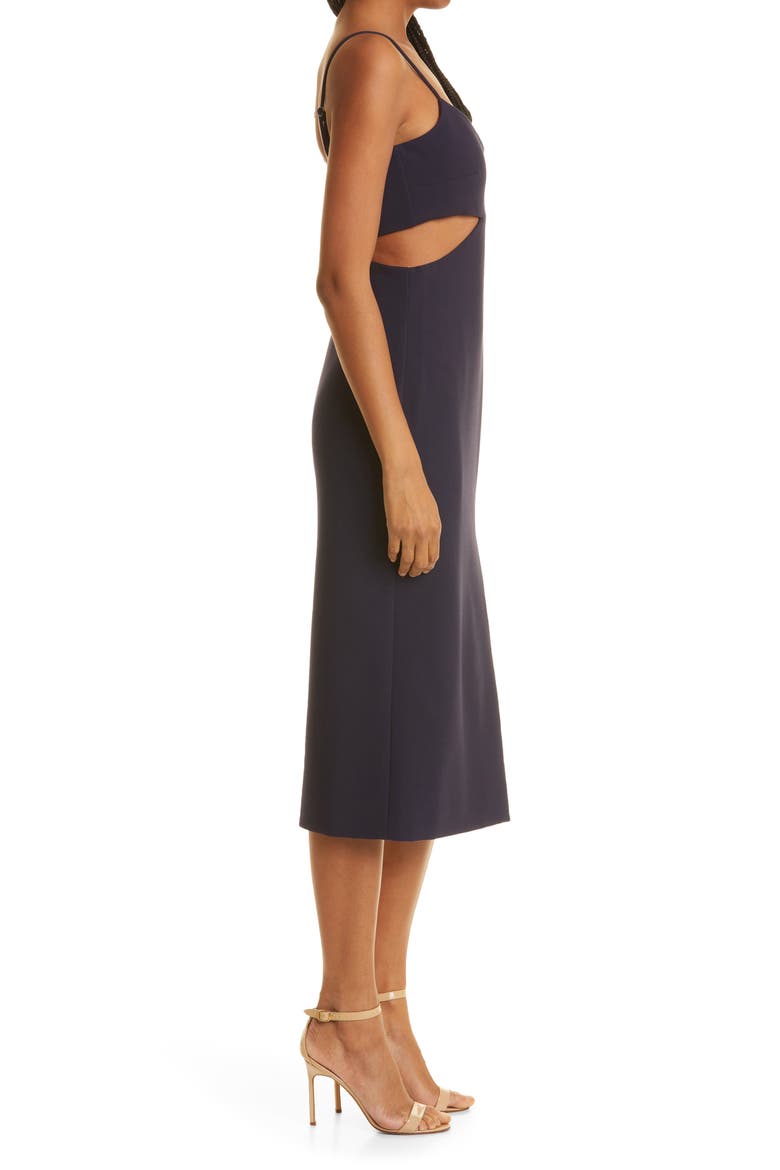 Kimmie Cutout Dress, Alternate, color, NAVY