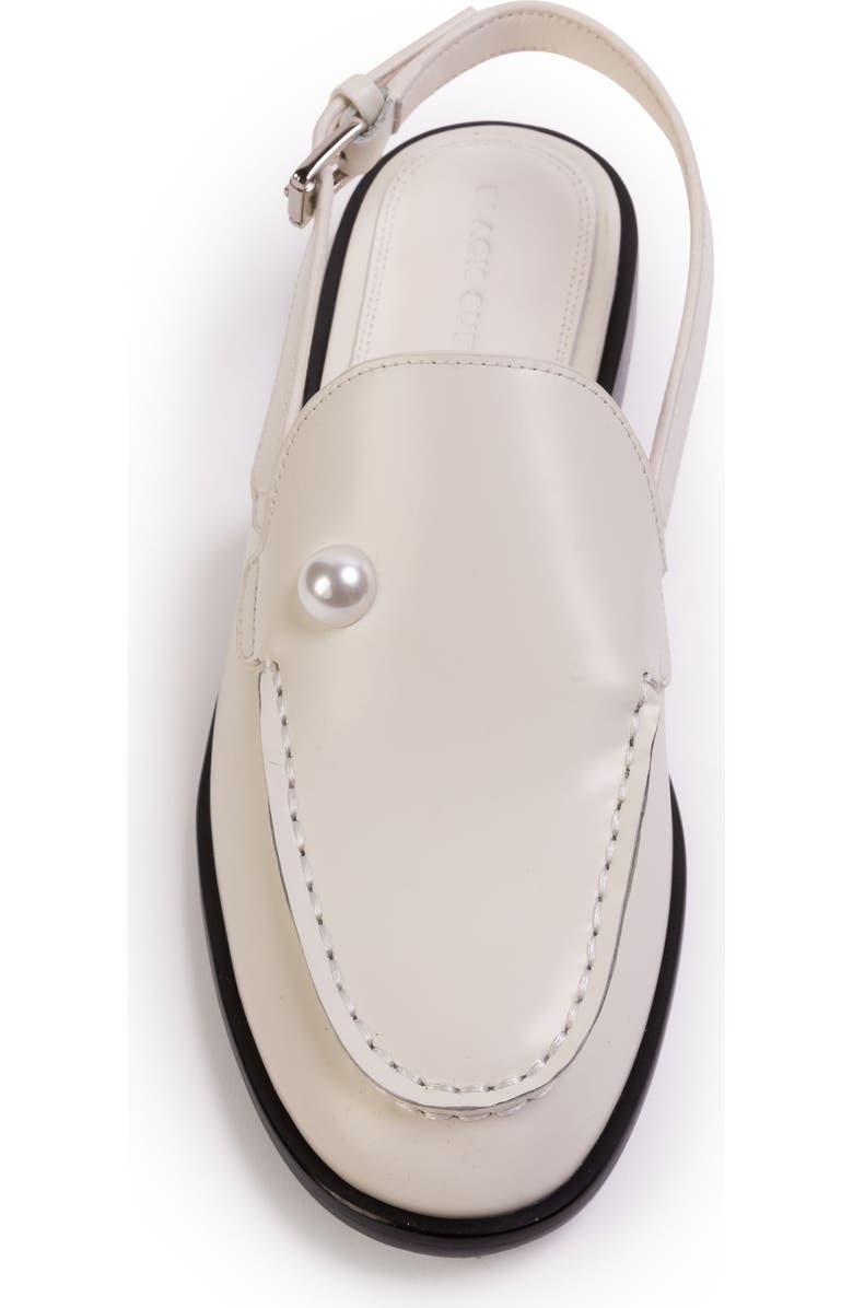 BLACK SUEDE STUDIO Haven Slingback Loafer, Alternate, color, Coconut Leather