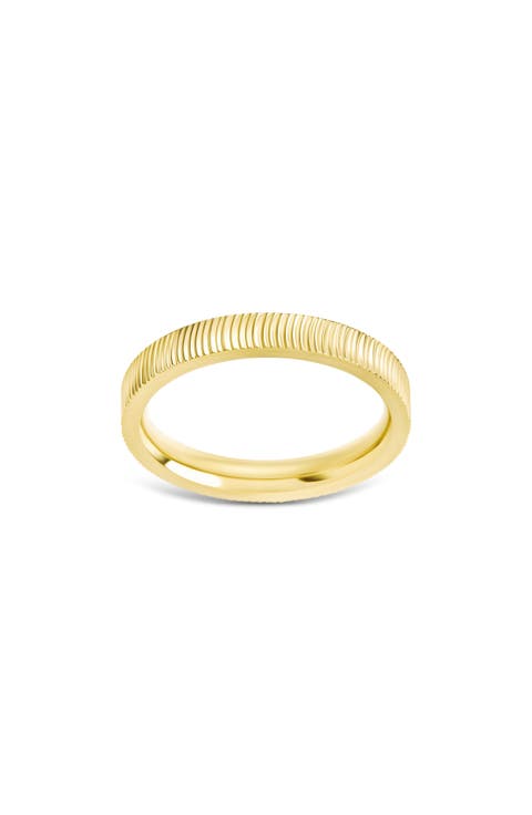 Herringbone Ribbed Ring