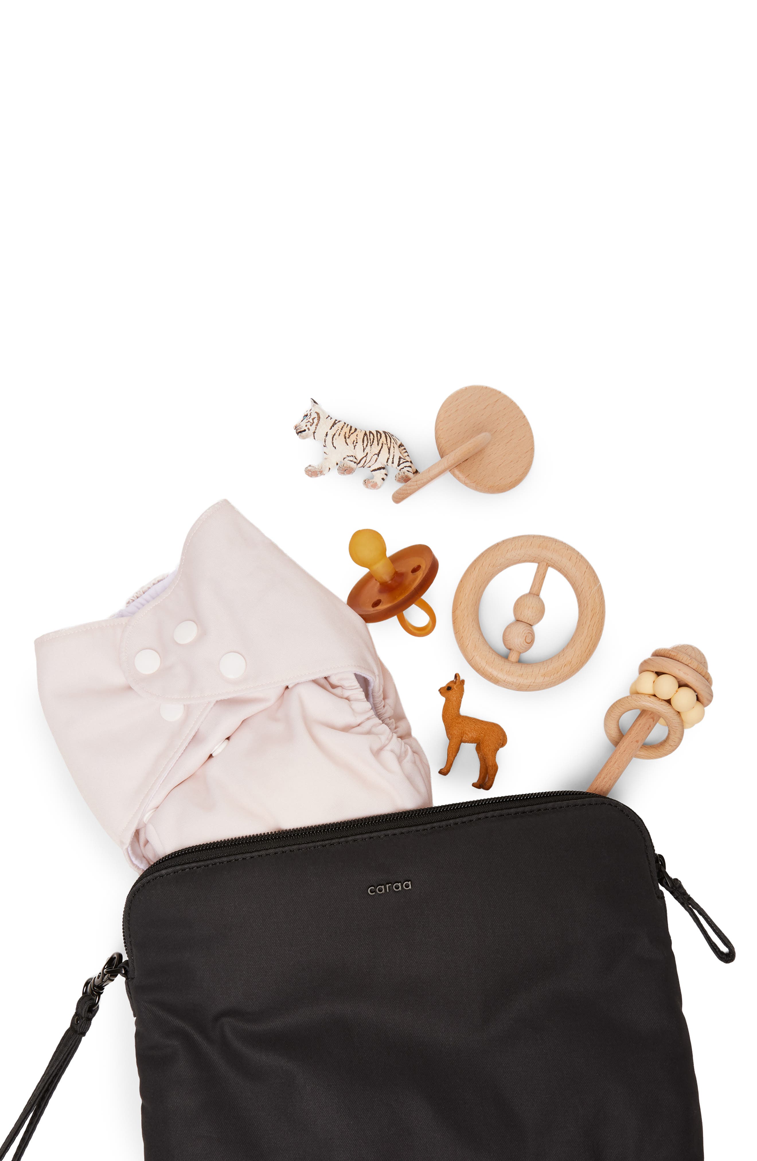 Caraa Water Repellent Pouch, Alternate, color, 