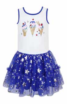 Zunie Kids' Sequin Ice Cream Tutu Dress