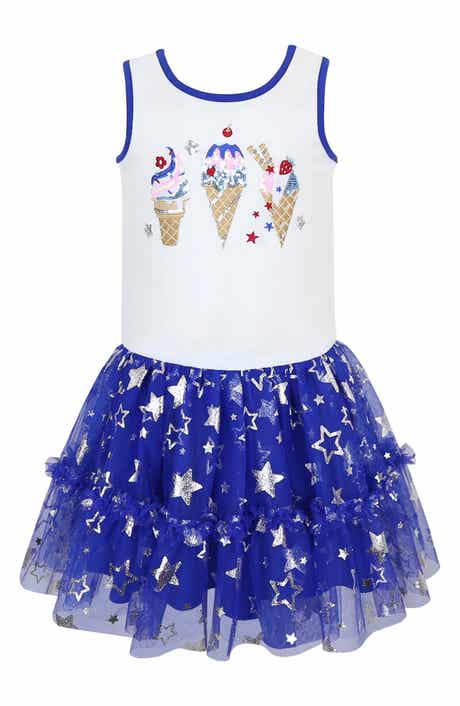 Zunie Kids' Sequin Ice Cream Tutu Dress