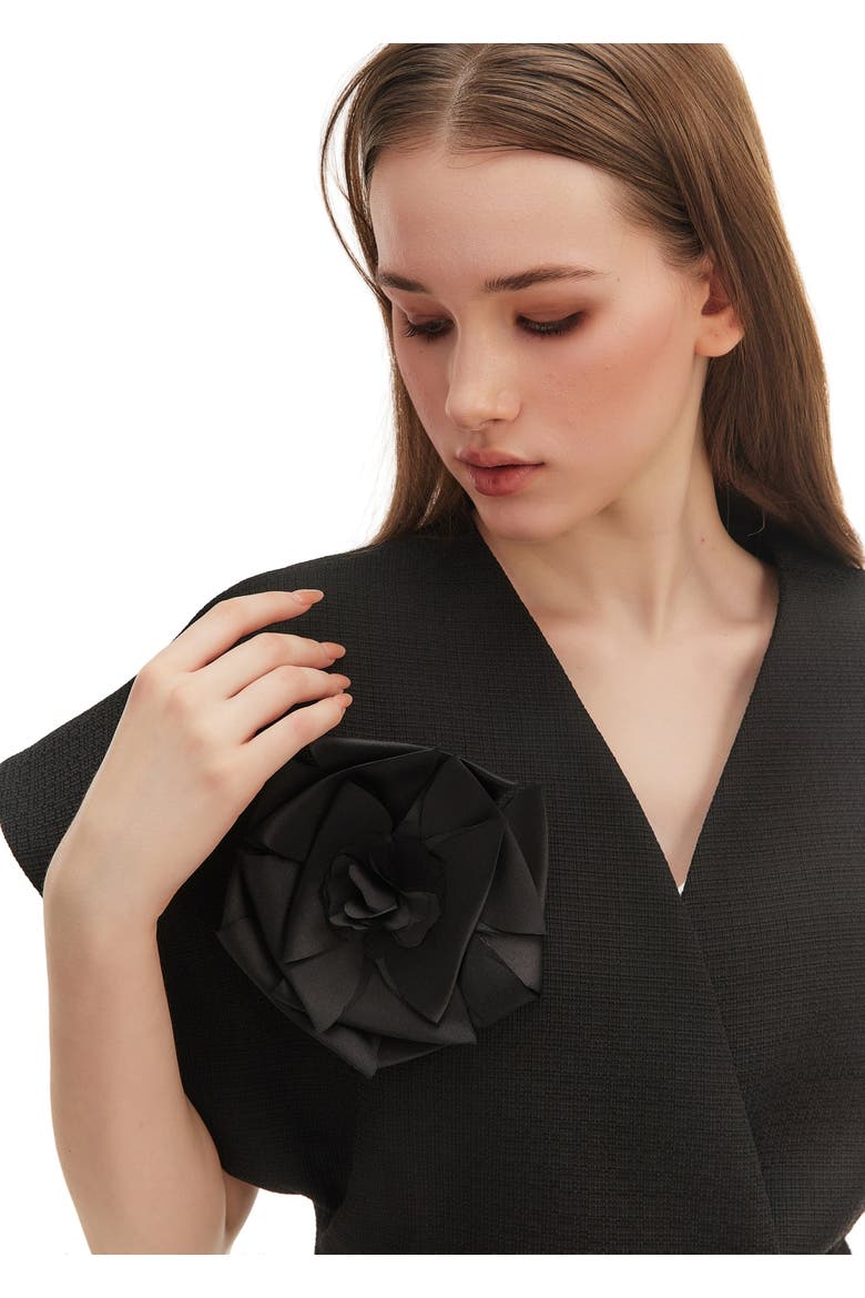 Le Petit Dot Silk Hair Ribbon Scarf, Alternate, color, Pink