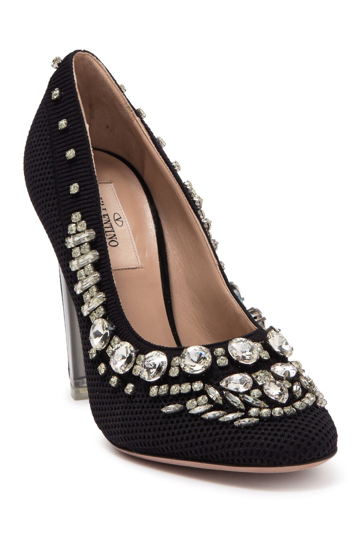 Valentino Garavani Emebllished Pump, Main, color, 