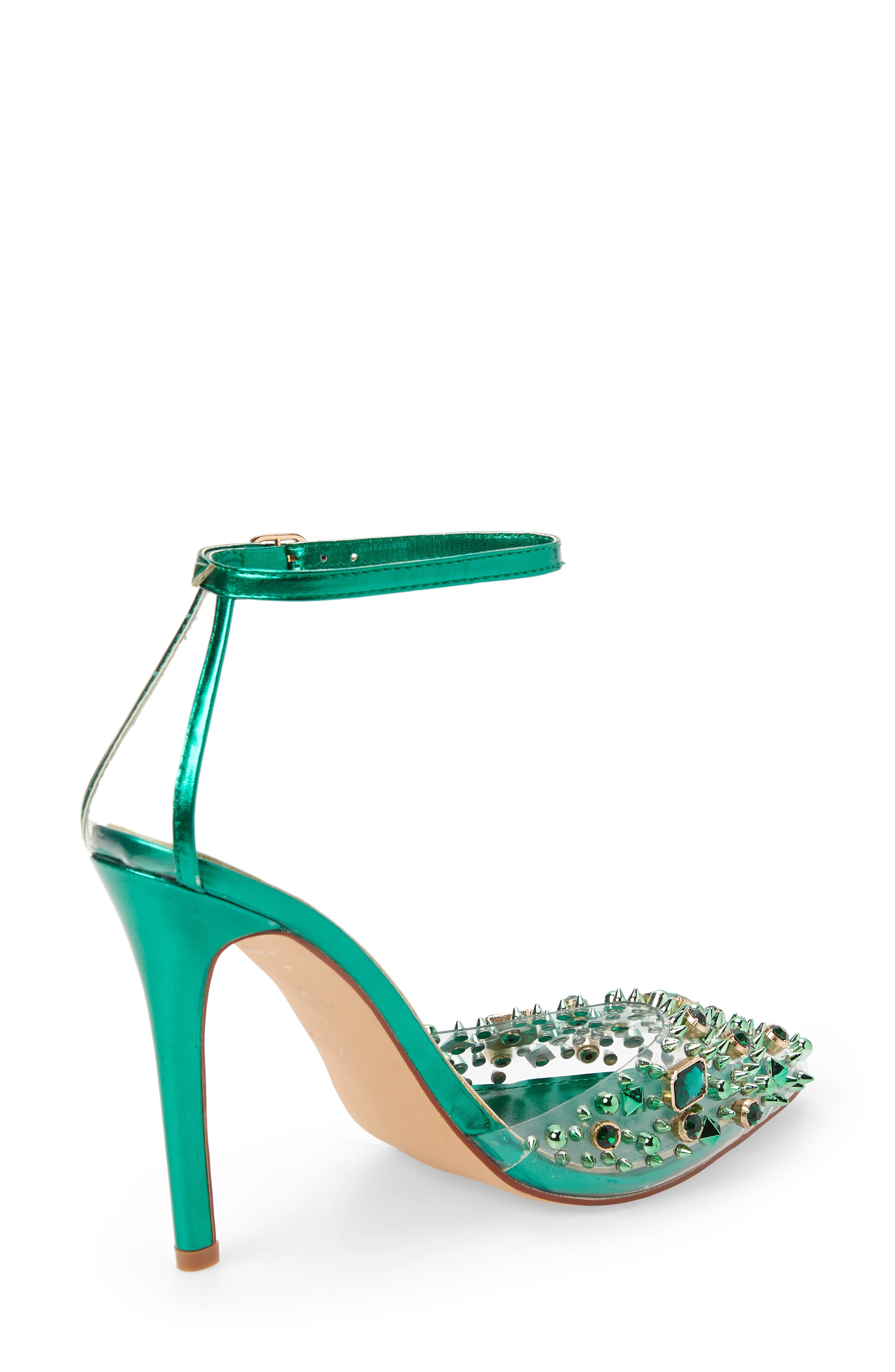 Popstar Sandal, Alternate, color, EMERALD