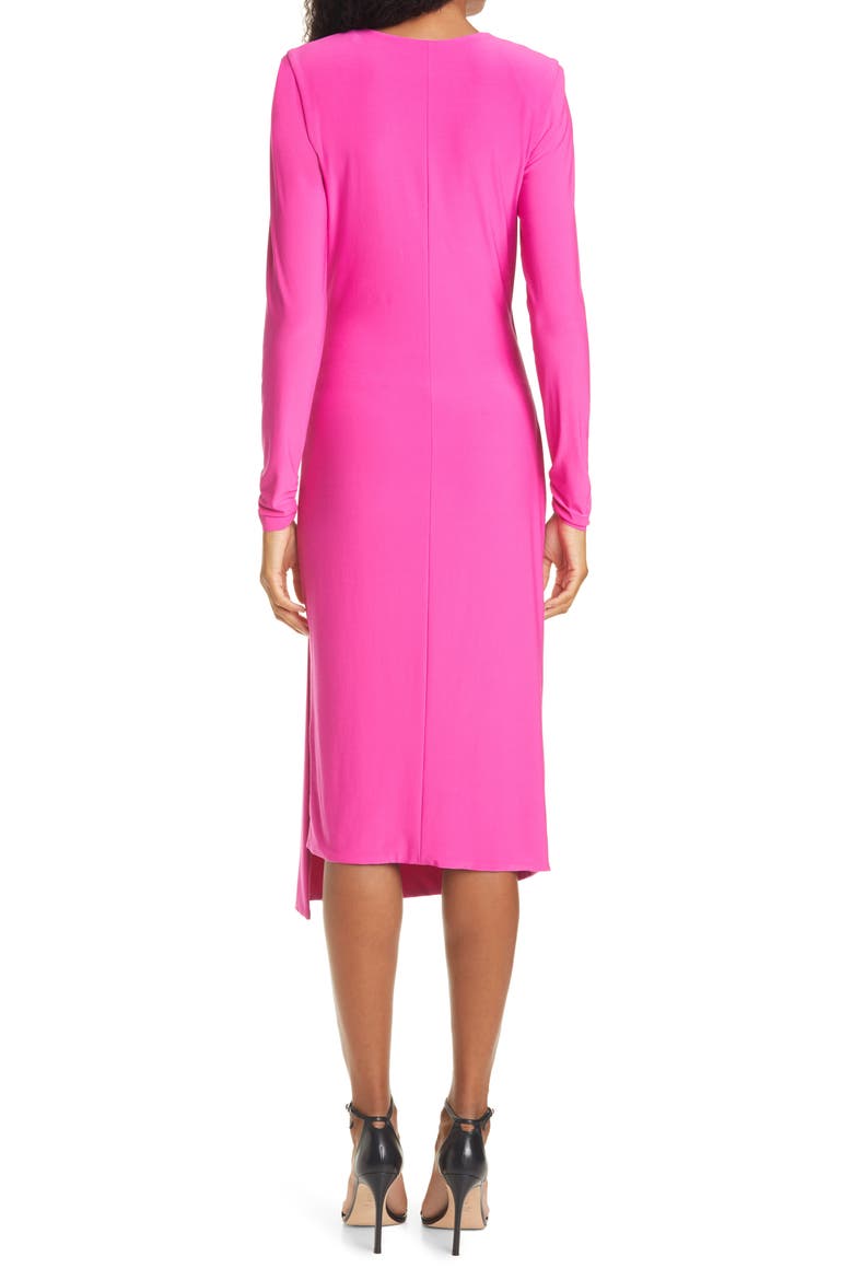 Happy Hour Sequin Detail Long Sleeve Dress, Alternate, color, PINK MARTINI