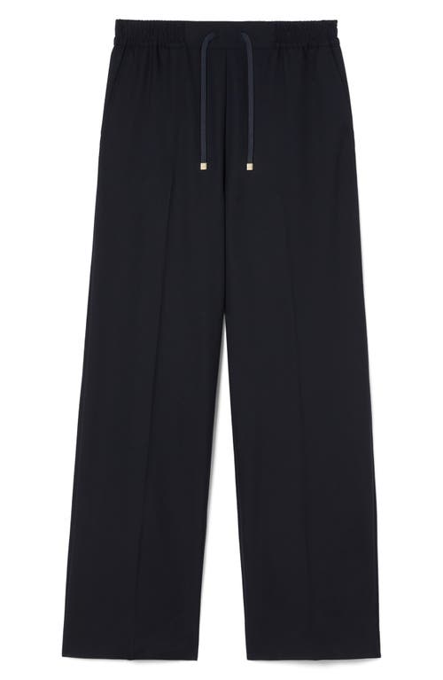 Marina Rinaldi Quota Stretch Twill Pull-on Pants In Blue