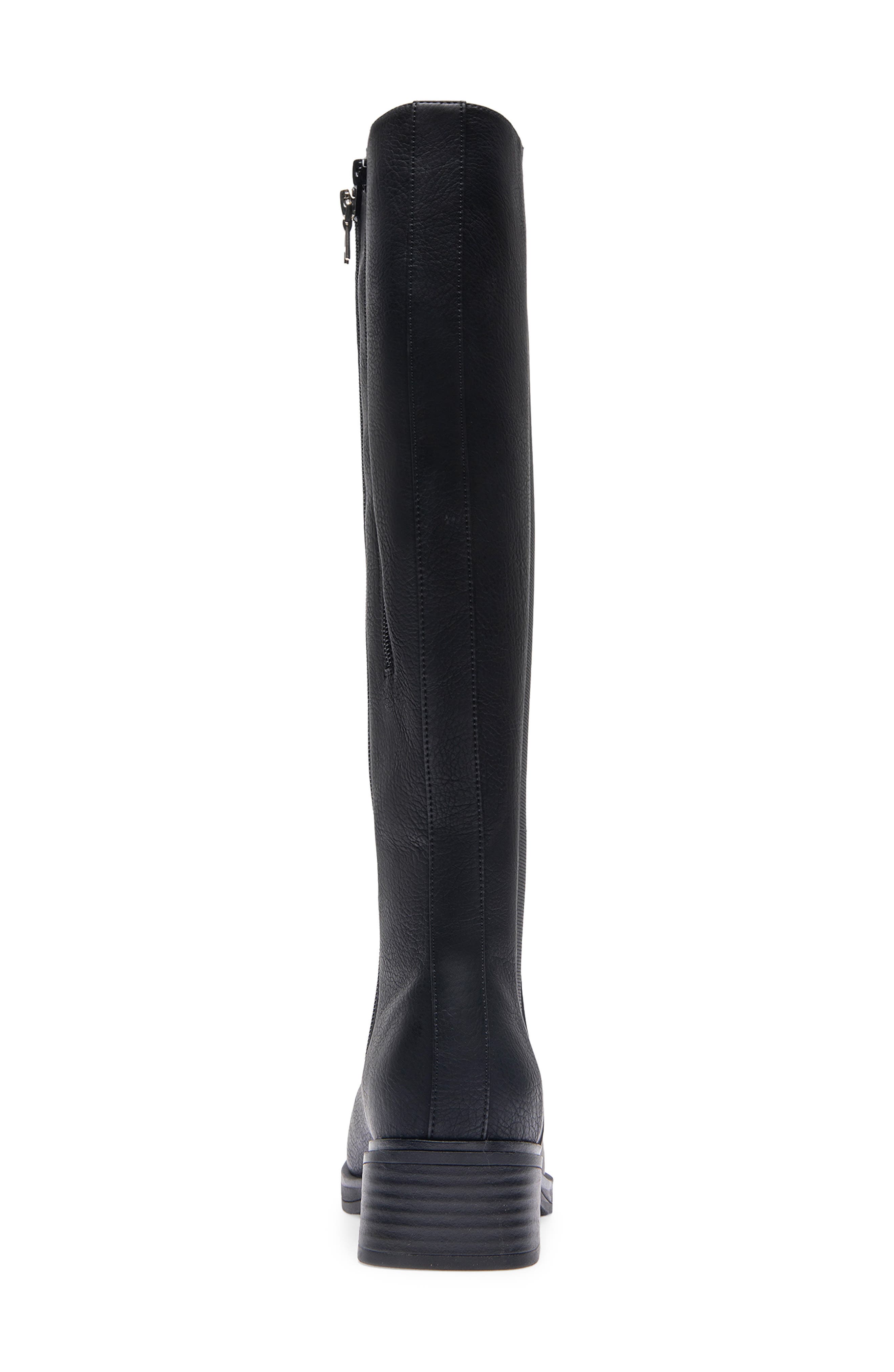 Aerosoles Daria Knee High Boot, Alternate, color, Black Grainy Pu