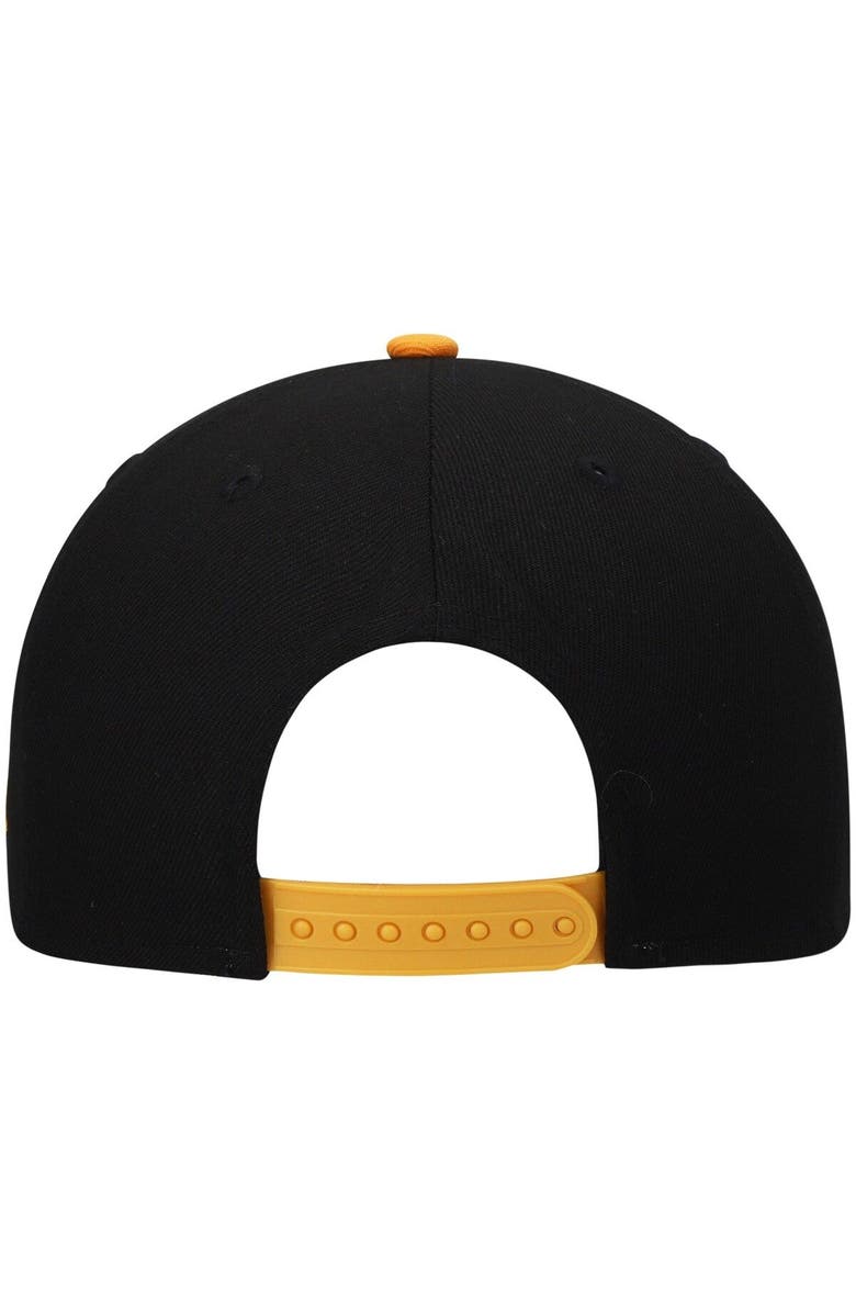 New Era Men's New Era Black Iowa Hawkeyes Two-Tone Vintage Wave 9FIFTY Snapback Hat, Alternate, color, Black