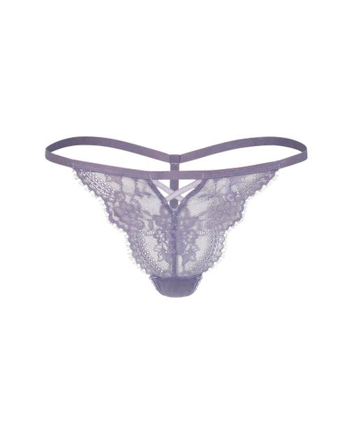 Adore Me Milena G-string Panties In Dark Purple
