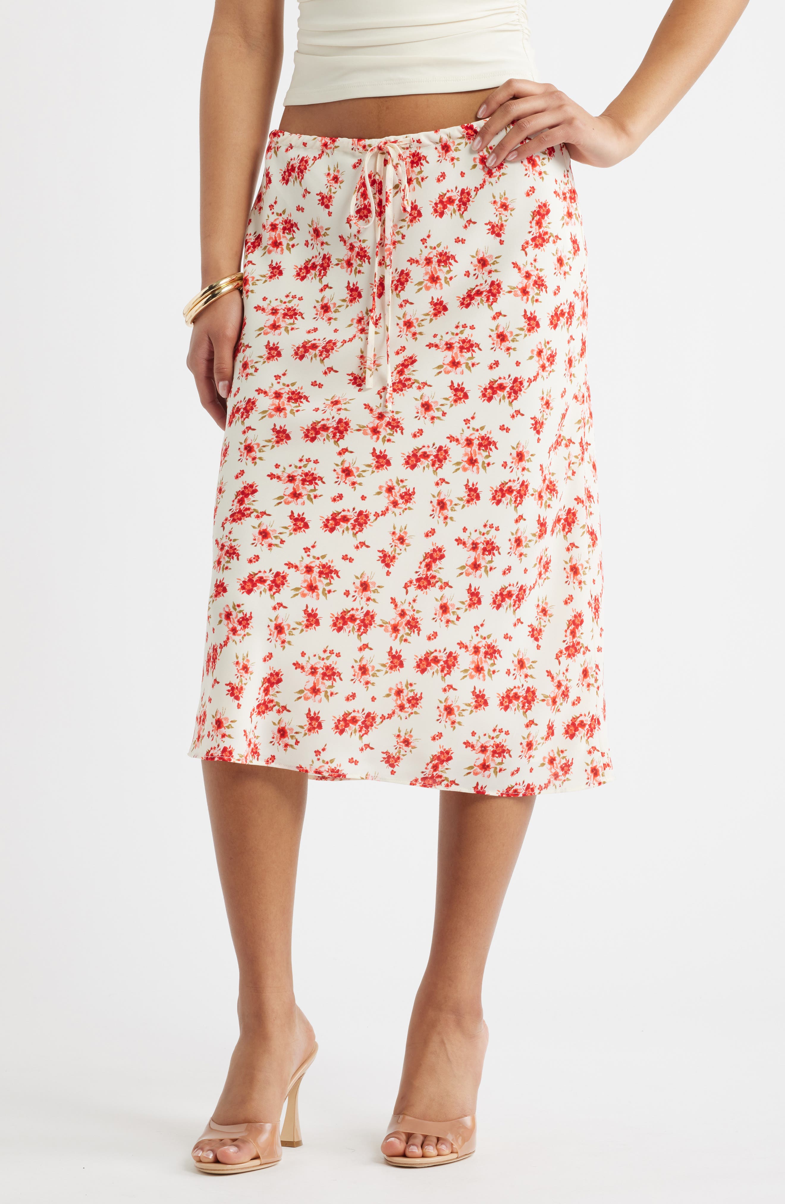 IVORY- PINK SOFT HIBISCUS