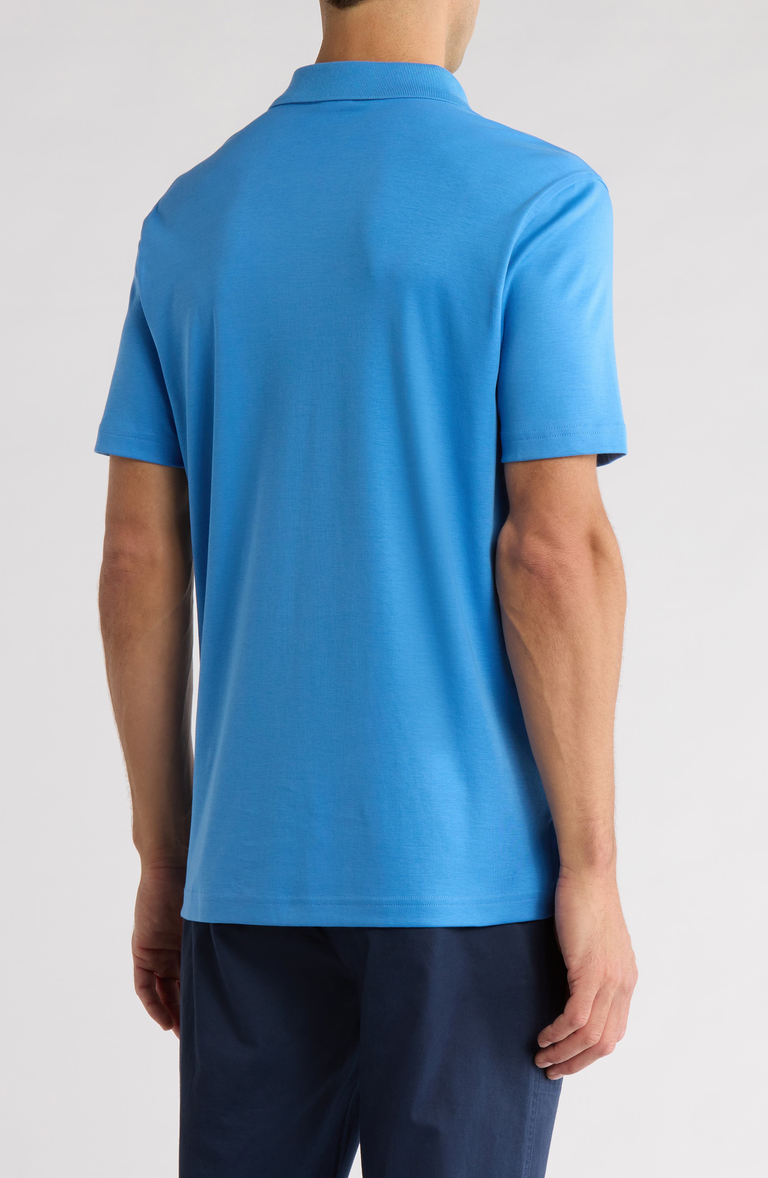 Cotton Interlock Knit Polo - image 2