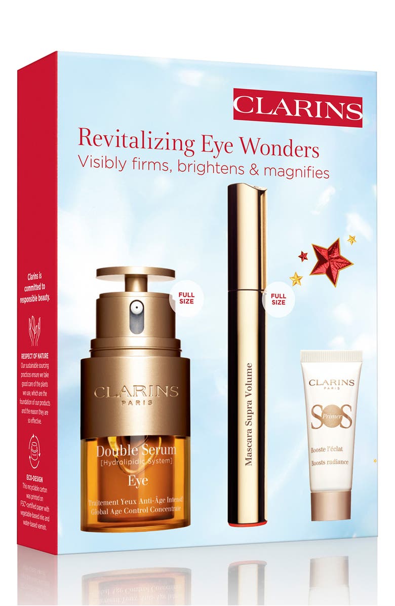 Clarins Double Eye Serum Firming & Hydrating Anti-Aging Set (Limited Edition) $126 Value, Alternate, color,