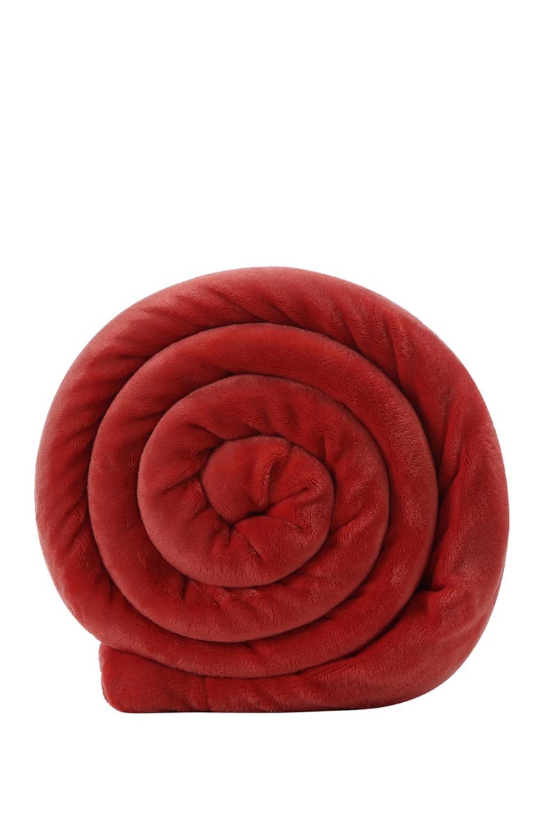 Cozy Tyme Saleem Faux Shearling Throw Blanket - 108" x 90", Alternate, color, FUCHSIA