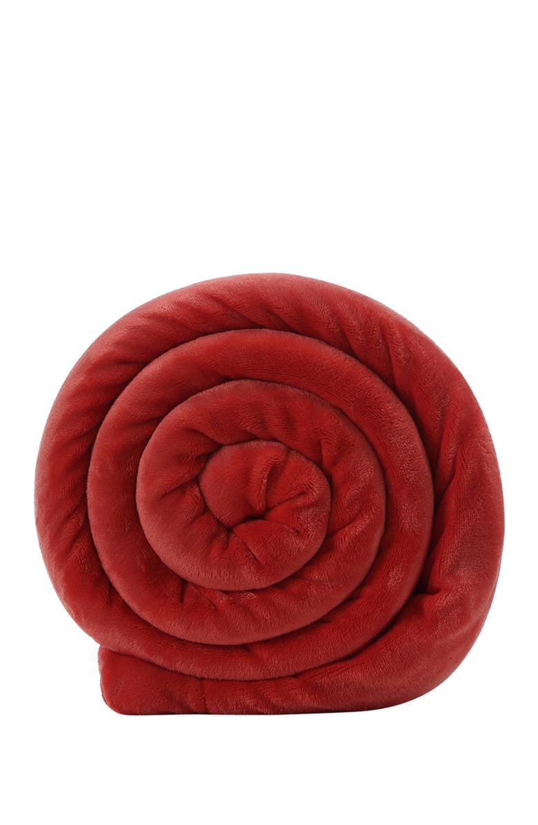 INSPIRED HOME Cozy Tyme Saleem Faux Shearling Throw Blanket - 108" x 90", Alternate, color,