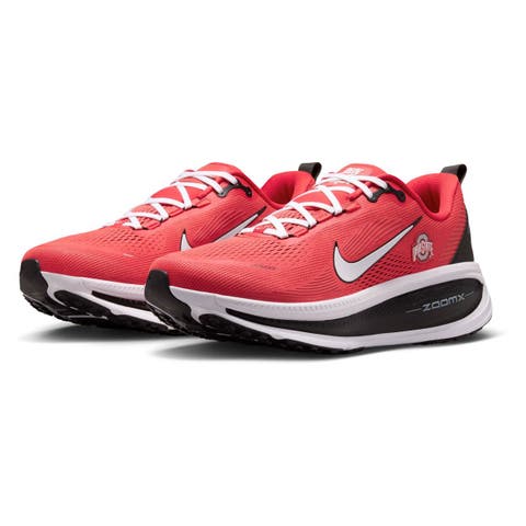 Men's Nike Ohio State Buckeyes Vomero 18 Running Shoes