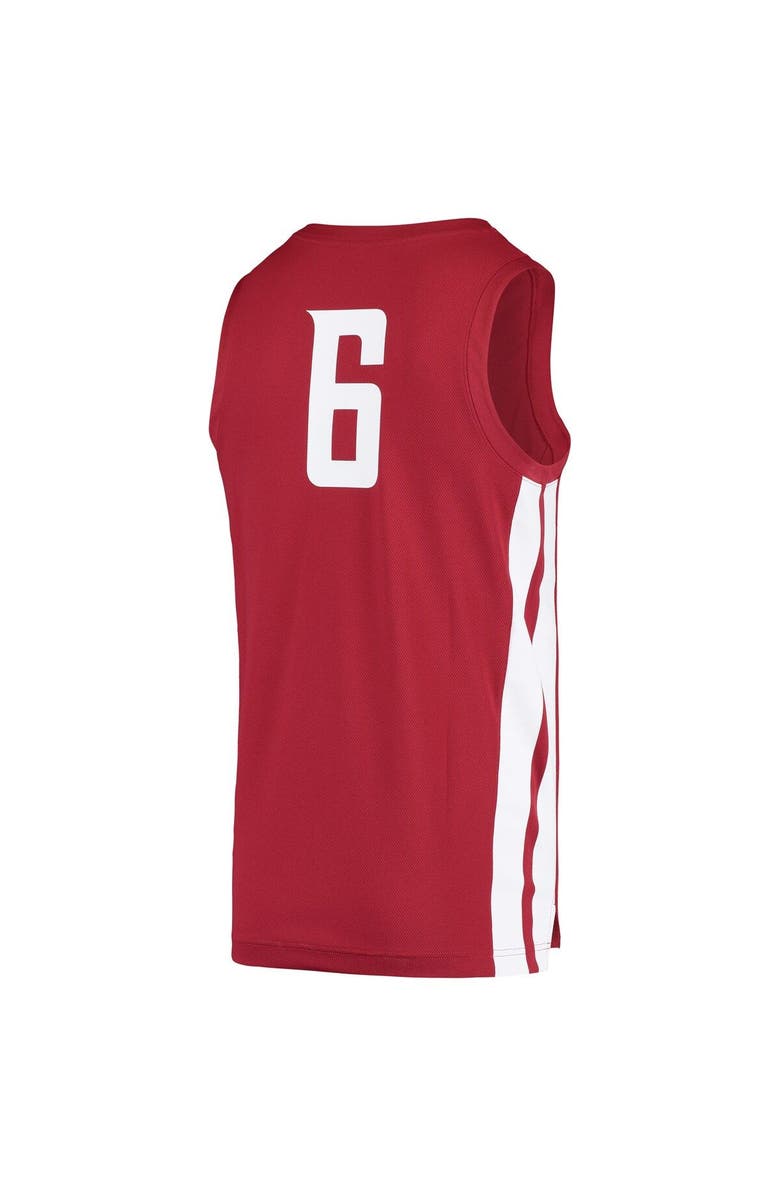 Nike Men's Nike #6 Crimson Washington State Cougars Replica Basketball Jersey, Alternate, color, Crimson