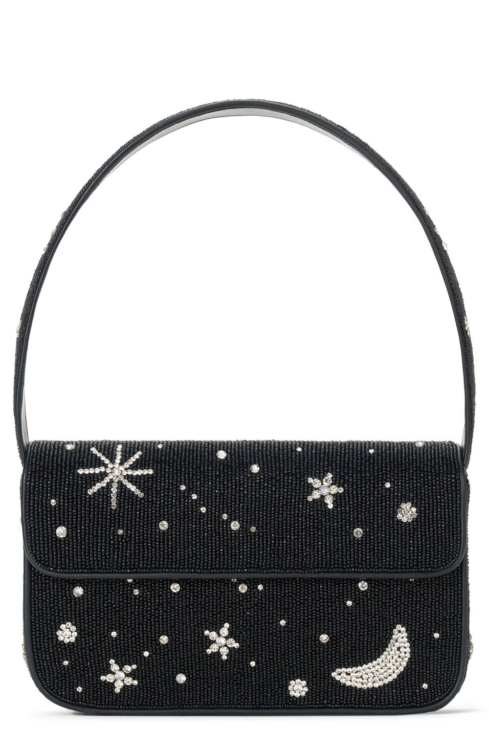 Tommy Beaded Shoulder Bag, color, STARRY NIGHT