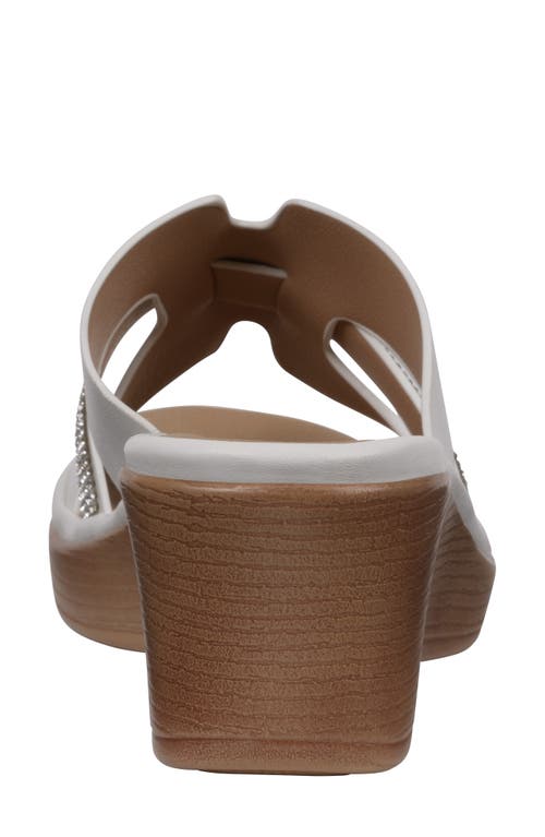 Gc Shoes Francis Wedge Sandal In White