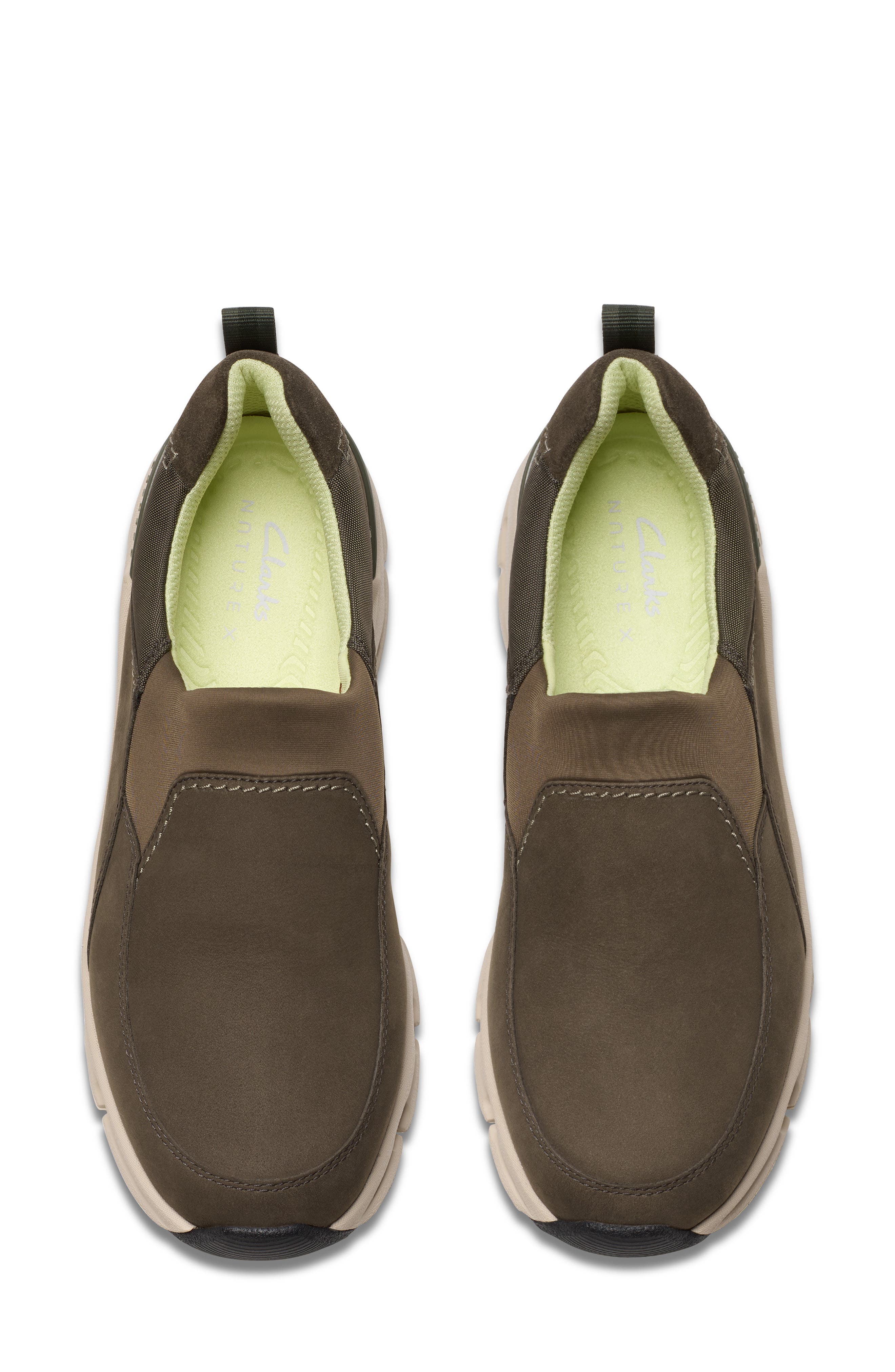Clarks<sup>®</sup> Naturex Waterproof Slip-On Sneaker, Alternate, color, Mole Grey Nubuck
