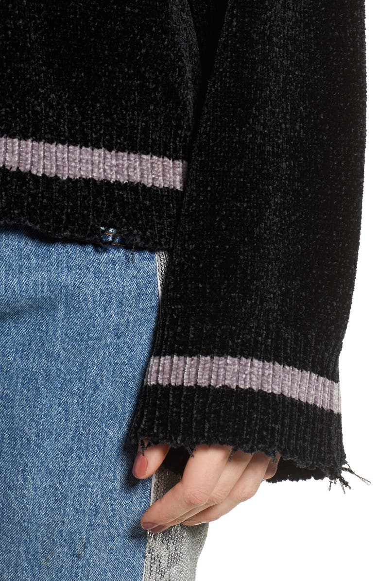 KENDALL + KYLIE Oversize V-Neck Sweater, Alternate, color, 