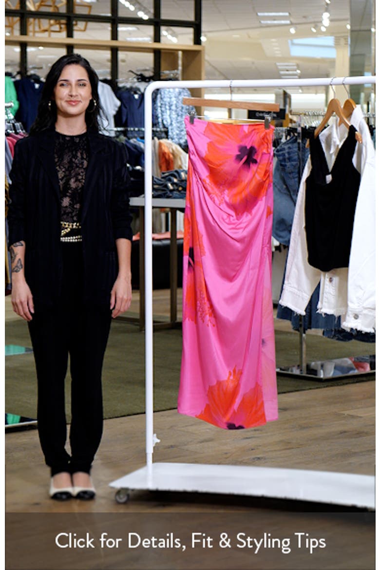 Satin Maxi Skirt video