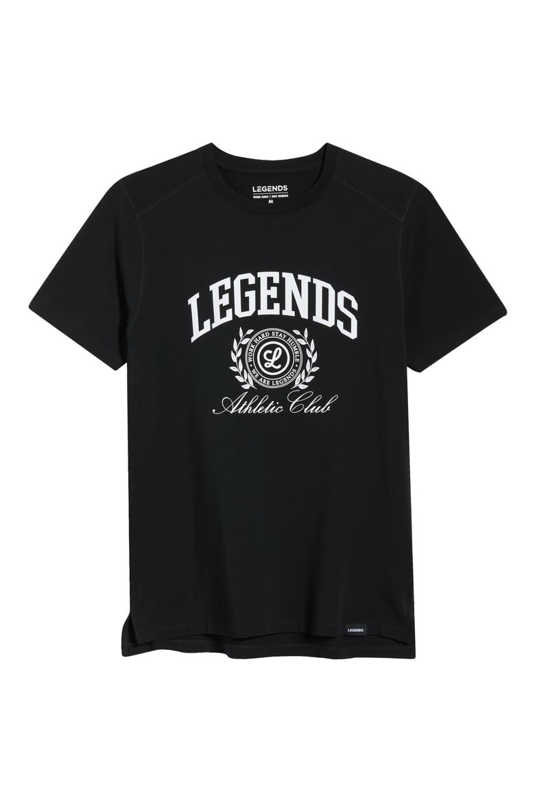Aviation Varsity Crest Graphic T-Shirt, Alternate, color, BLACK