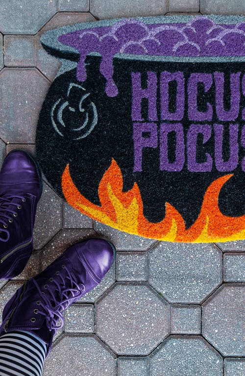 Entryways Hocus Pocus Coir Doormat Holiday Doormat Rug In Purple