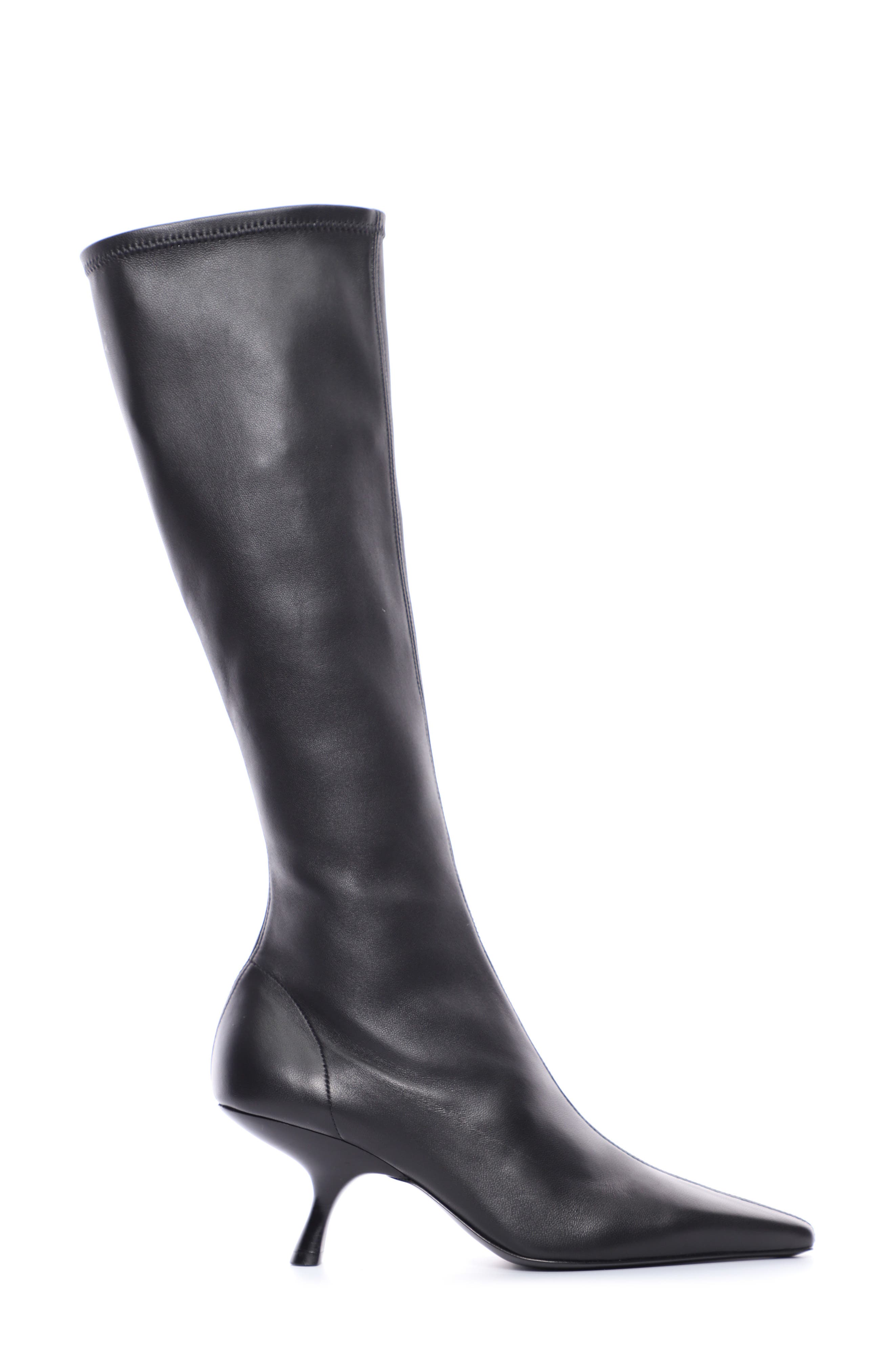 The Row Lady Pointed Toe Knee High Boot, Alternate, color, 