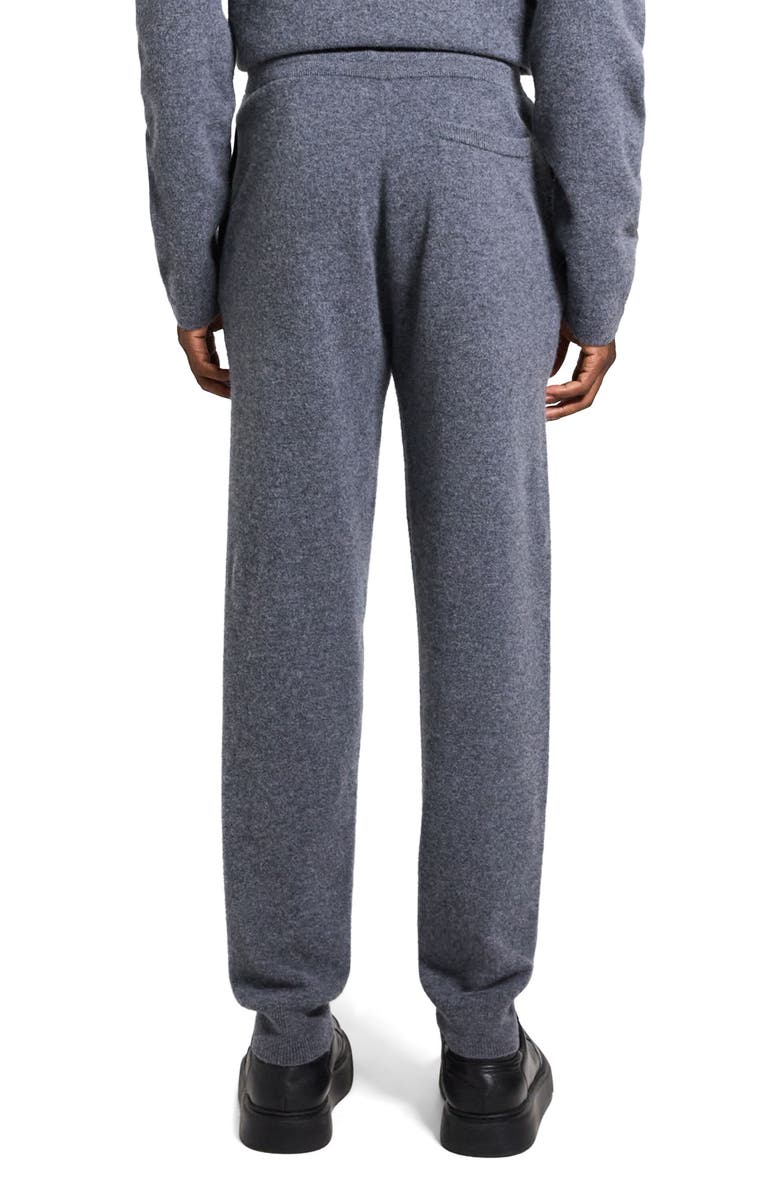Theory Alcos Merino Wool Blend Drawstring Pants, Alternate, color, Graphite