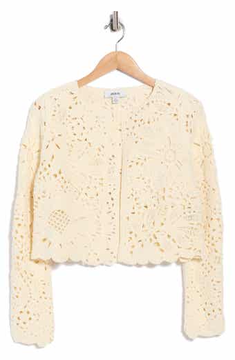 Crochet Cropped Cardigan
