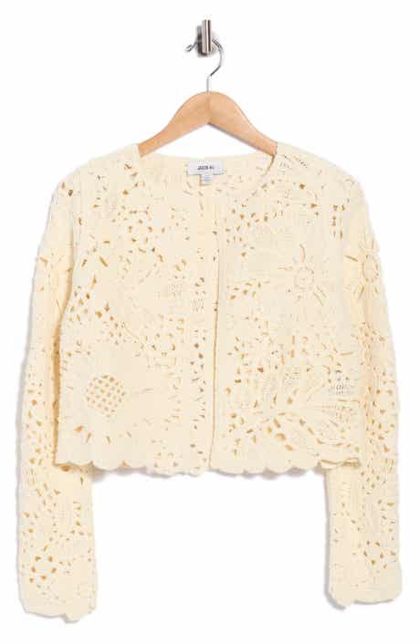 Crochet Cropped Cardigan