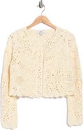 JASON WU Crochet Cropped Cardigan