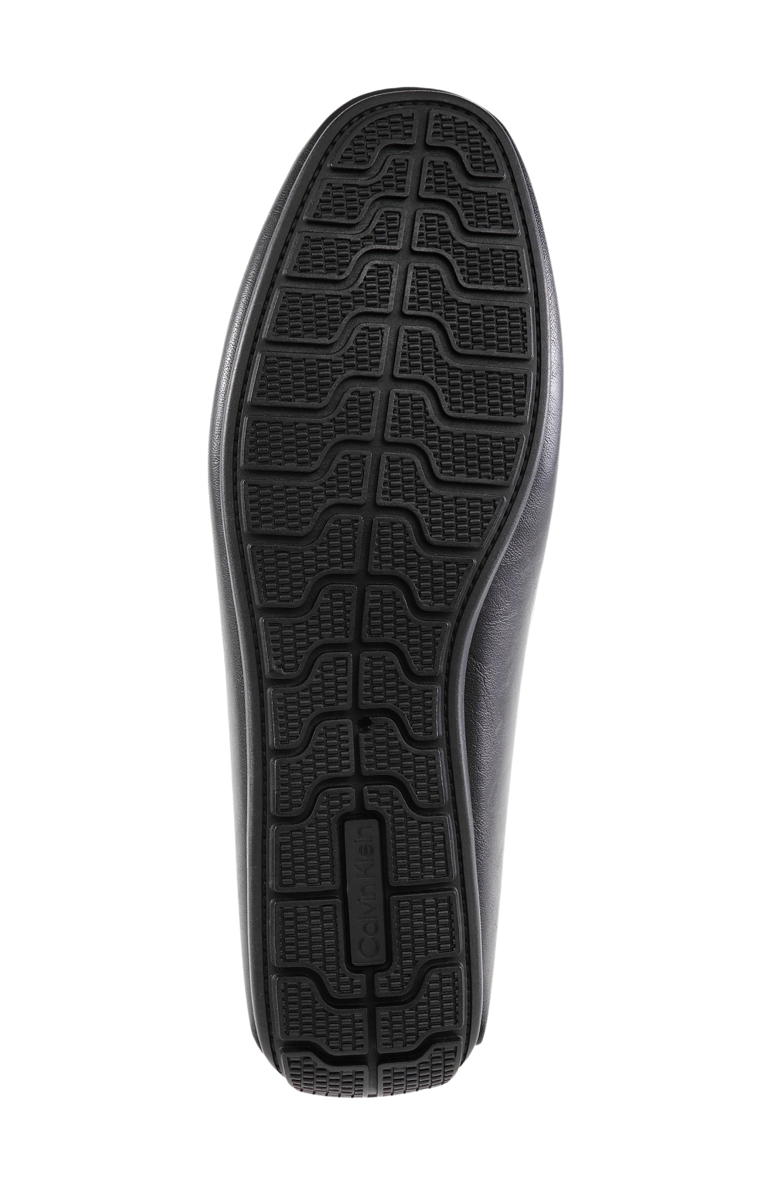 Fasek Faux Leather Driver, Alternate, color, BLACK