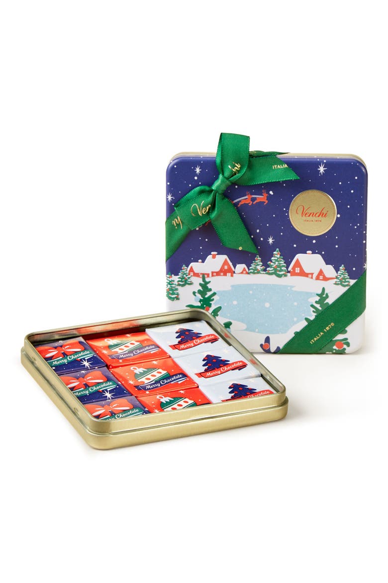 Granblend Holiday Gift Tin, Main, color, BLUE MULTI