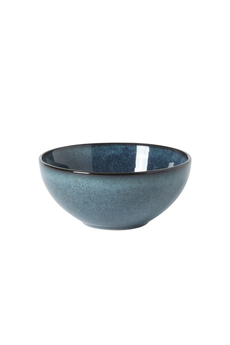 Castle Peak 12-Piece Reactive Glaze Stoneware Dinnerware Set, Alternate, color, Blue