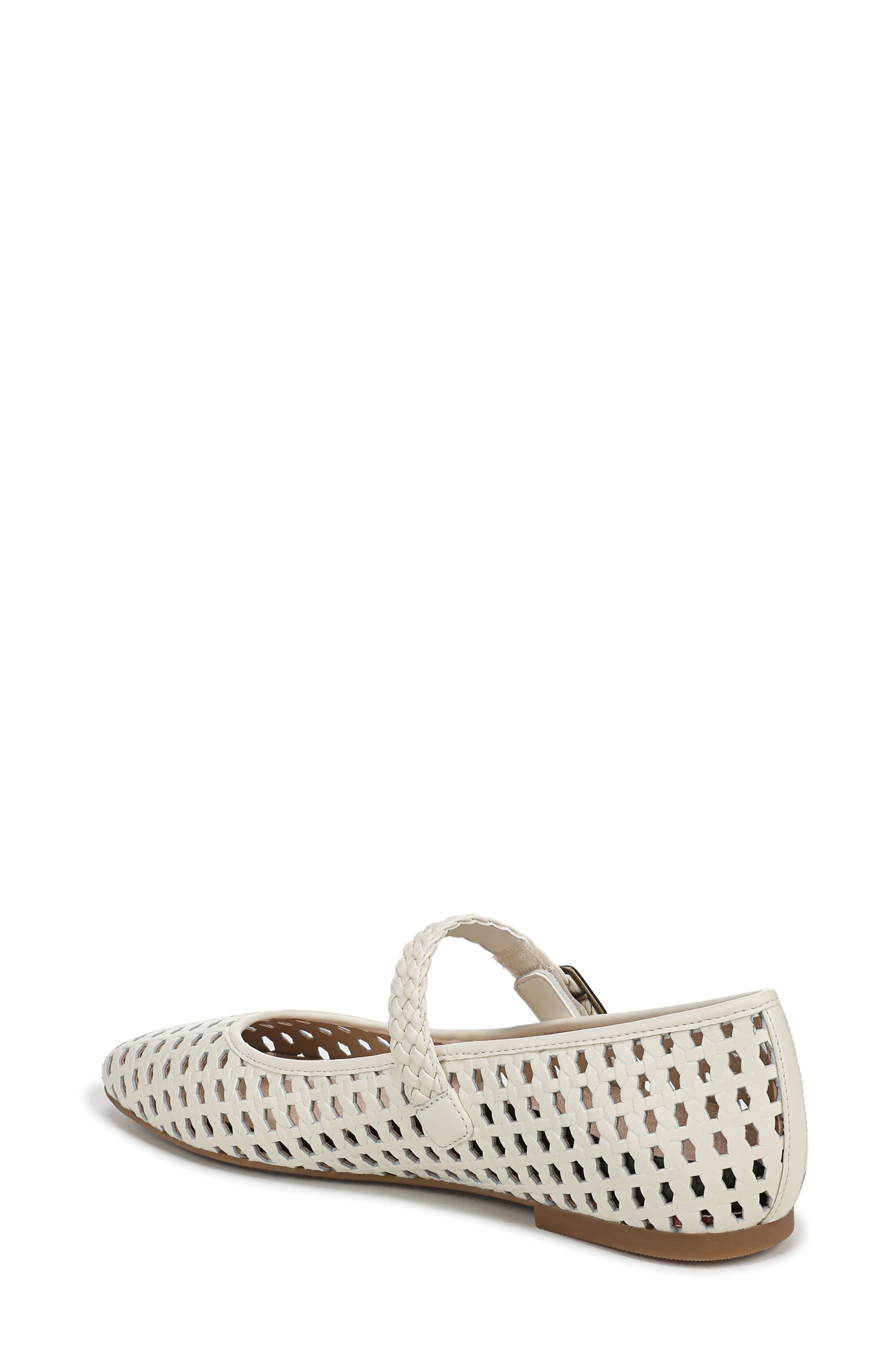 Alameda Woven Mary Jane Flat, Alternate, color, IVORY