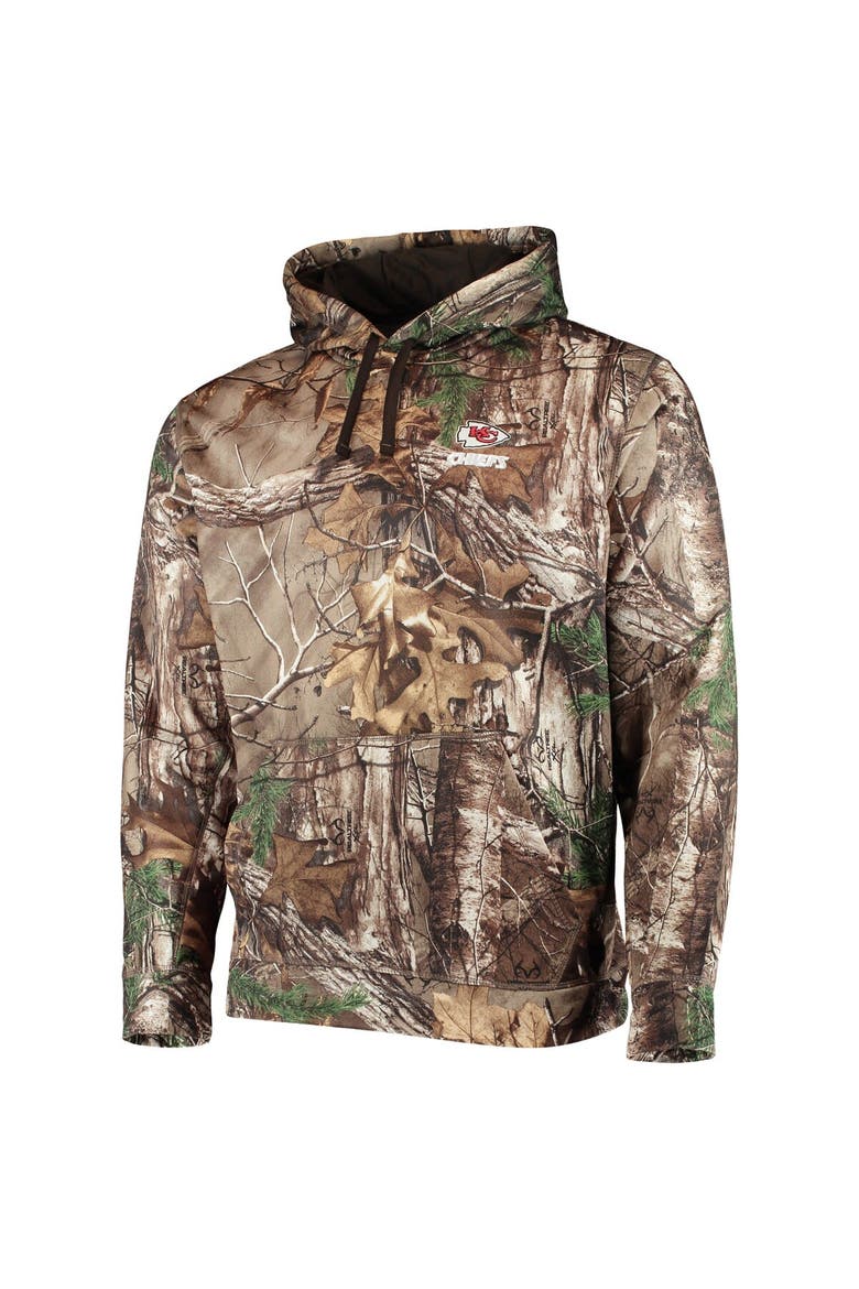Men's Dunbrooke Realtree Camo Kansas City Chiefs Circle Champion Tech Fleece Pullover Hoodie, Alternate, color, Realtree Camo